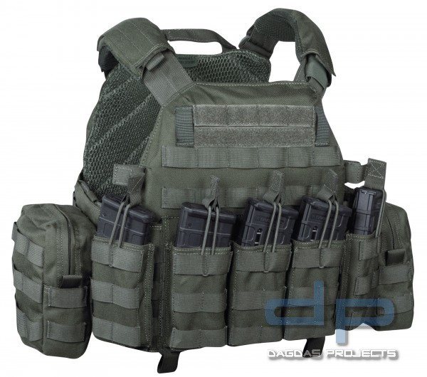 WARRIOR DCS DA M4 5.56MM PLATE CARRIER RANGER GREEN