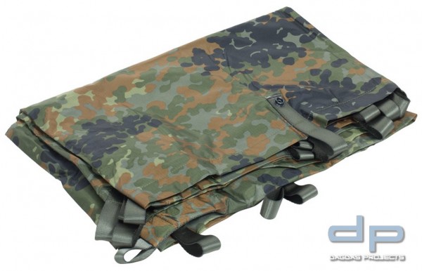 TacGear Basha Mehrzweckplane Flecktarn