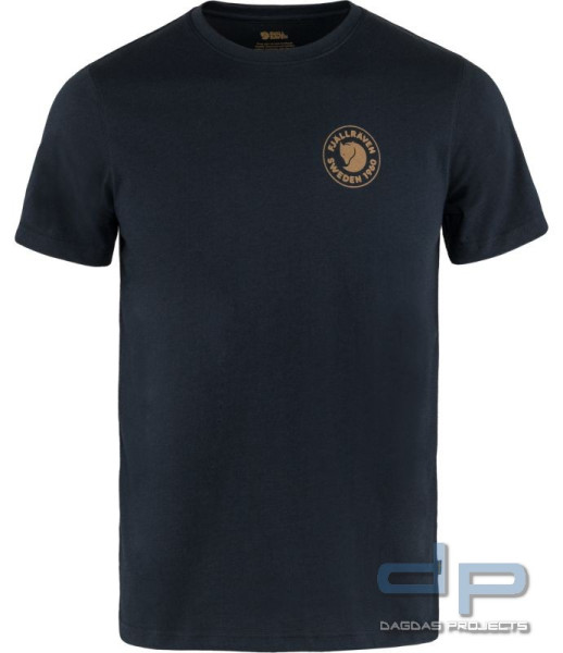 Fjällräven - Logo T-Shirt M (Herren) in Schwarz