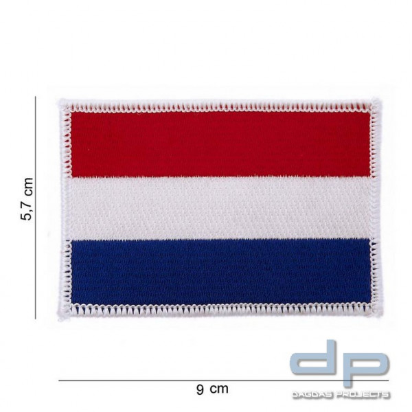 Emblem Stoff Flagge Holland