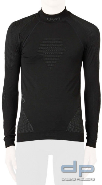 UYN Evolutyon+ Shirt long (Thermoshirt mit Stehkragen) in schwarz