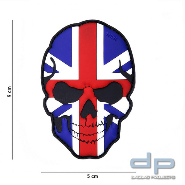 Emblem 3D PVC Skull U.K.