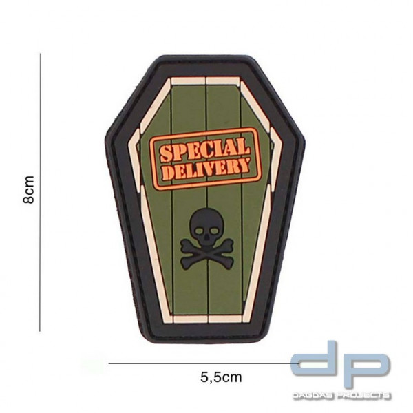 Emblem 3D PVC Special Delivery grün