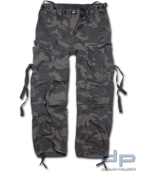 Brandit M-65 Vintage Trousers in darkcamo Größe: M