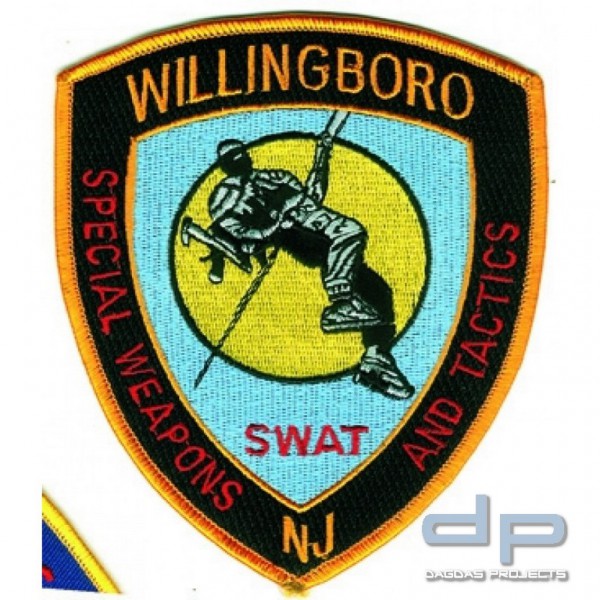 Stoffaufnäher - Willingboro (N.J.) S.W.A.T. Team