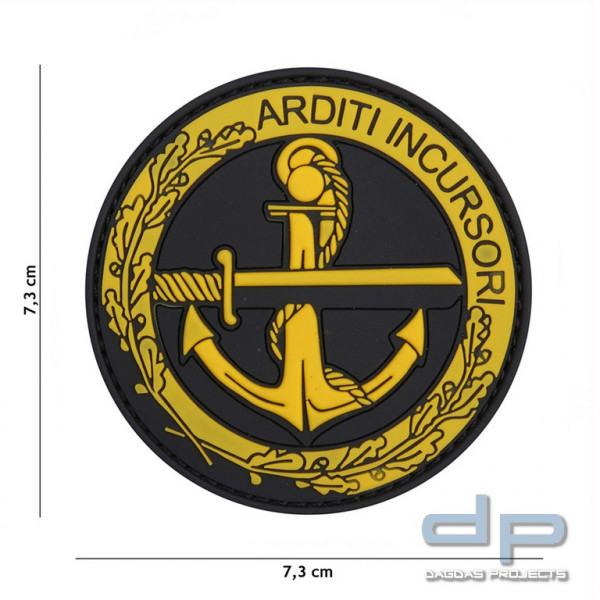 Emblem 3D PVC Arditi Incursori gelb