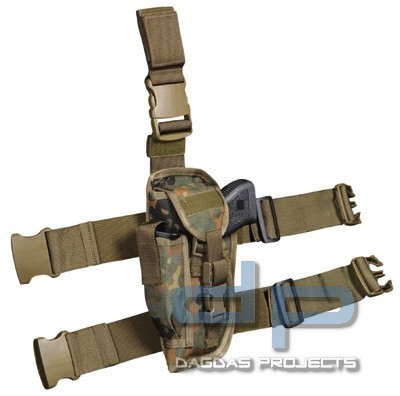 75TACTICAL TIEFZIEHHOLSTER X1 FLECKTARN - LINKS