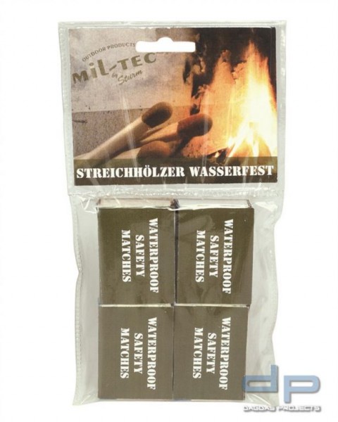 STREICHHÖLZER WASSERFEST 4 PACK/BLISTER 10 Stück