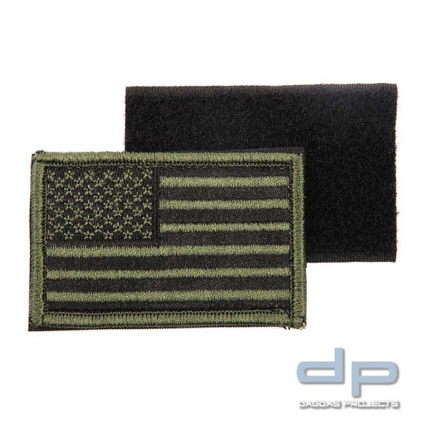 Emblem Flagge USA Subdued mit Klettband