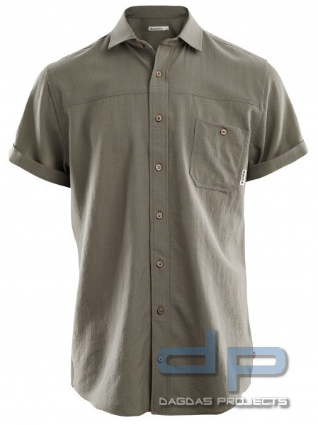 ACLIMA LEISUREWOOL SHORT SLEEVE WOVEN WOOL SHIRT