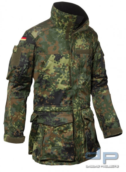 BW Einsatzkampfjacke Lang Flecktarn