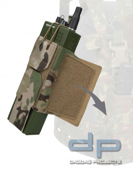 TEMPLARS GEAR CPC RADIO POUCH SIDE WING L FUNKGERÄTETASCHE MULTICAM