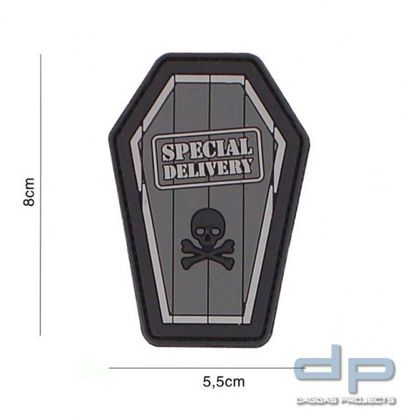 Emblem 3D PVC Special Delivery grau