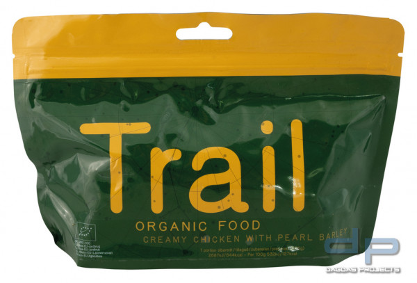 TRAIL ORGANIC FOOD CREAMY CHICKEN WITH PEARL BARLEY