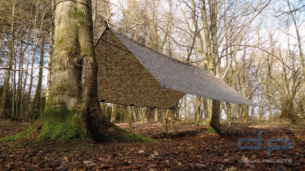 DD HAMMOCKS TARP 3,5 X 3,5 in Camo