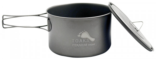 Toaks Titanium Pot 700 ml mit Deckel