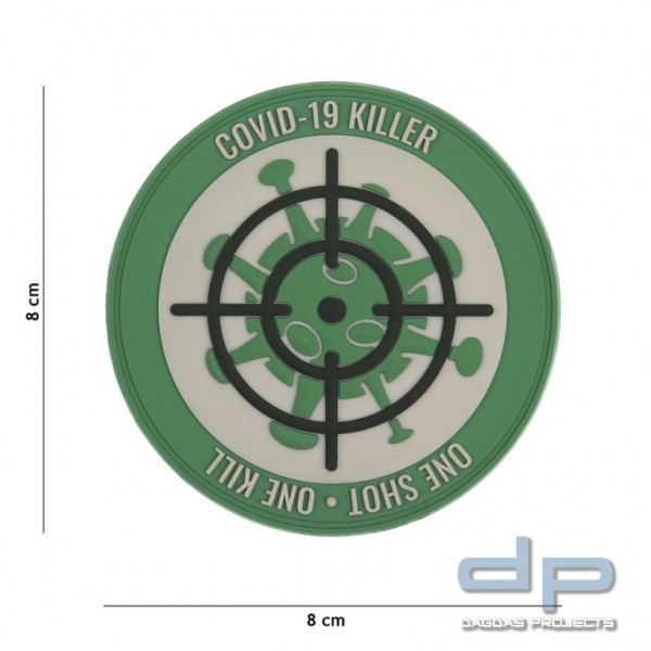 Emblem 3D PVC Covid-19 killer #6103