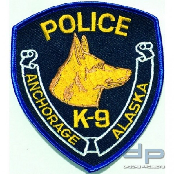 Stoffaufnäher - Anchorage Alaska (Police) K-9 Unit