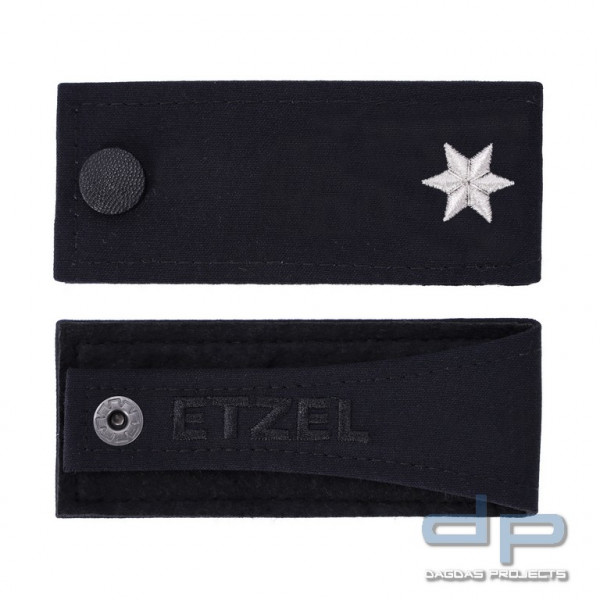 ETZEL Schulterklappen Paar mit Druckknopf Ausführung Ba-Wü