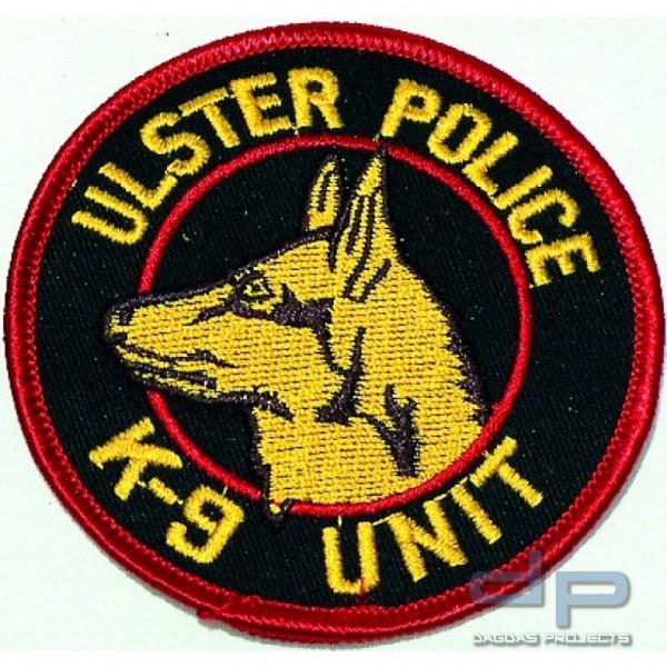 Stoffaufnäher - Ulster Police K-9 Unit (U.K.)