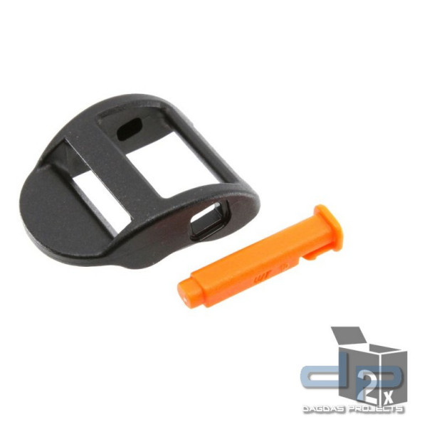 Tatonka - EcoBTS Tension Lock Set (20mm Klemmschnalle) schwarz/orange