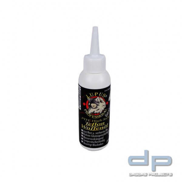LUPUS® PTFE High Tech Teflon-Waffenöl zur Waffenreinigung 100 ml Flasche