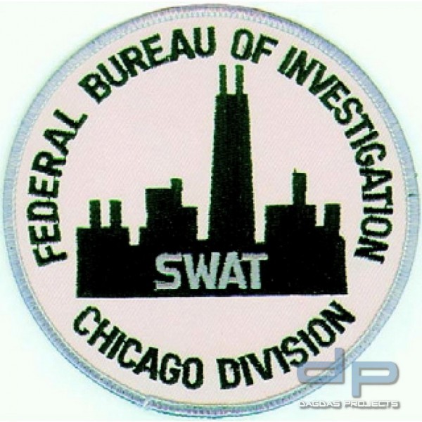 Stoffaufnäher - F.B.I. Chicago Division - SWAT (Team)