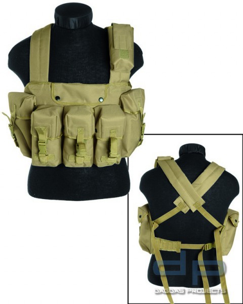 CHEST RIGG 6-POCKET COYOTE