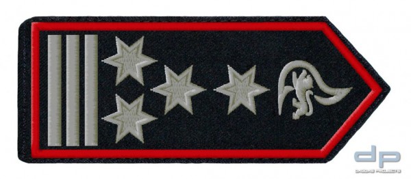 SCHULTERKLAPPENPAAR FEUERWEHR, BADEN-WÜRTTEMBERG LT HAUPTBRANDMEISTER / LT HAUPTBRANDMEISTERIN ALS F