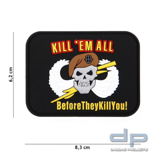 Emblem 3D PVC Kill &#039;em All