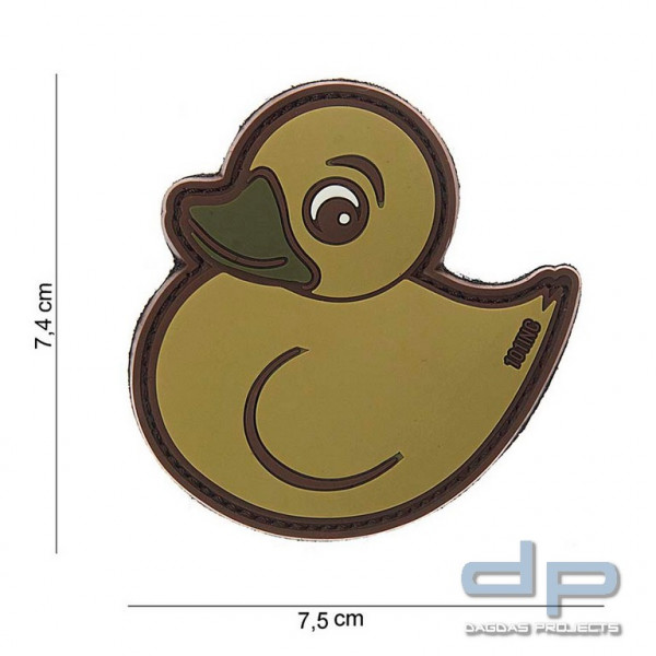 Emblem 3D PVC Rubber Duck beige
