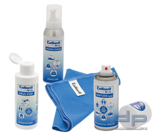 COLLONIL BLEU 360° VIRUS STOP SET + MICROFASER TUCH