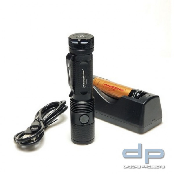 PowerTac flashlight E20 rechargeable