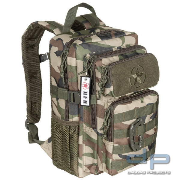 US Rucksack, Assault, &quot;Youngster&quot;, woodland