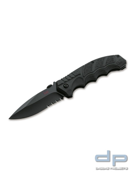 Heckler &amp; Koch Einhand-Klappmesser SFP Tactical Folder All Black