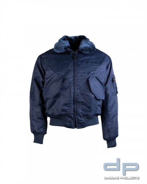 SWAT CWU JACKE M.ABNEHMB.KRAGEN DK.BLAU