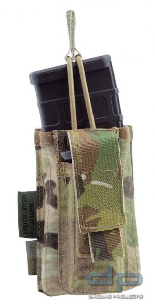 Warrior Single Open M4 &amp; 9mm MagPouch Multicam