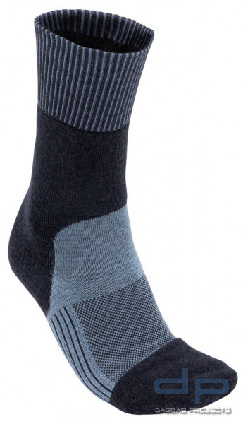 Woolpower Skilled Socks Classic 400 in navy und grau