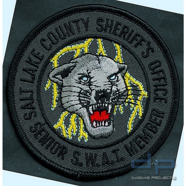 Stoffaufnäher - Salt Lake County Sheriff&#039;s Office - Senior S.W.A.T. Member