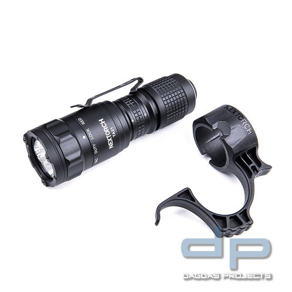 NEXTORCH TA21 Taktische LED Taschenlampe, 1300 Lumen weiß
