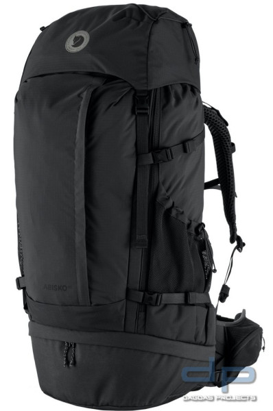Fjällräven - Abisko Trek 65 S/M (schlanker Trekking Rucksack) in Schwarz