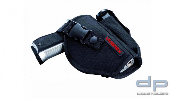 Umarex Gürtelholster mit Magazintasche aus Nylon für mittelgroße Pistolen