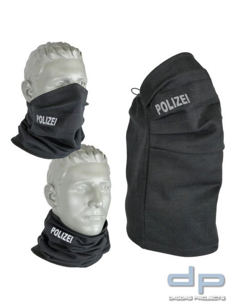 COP® 320STM Schnitt-/Flammschutz (zertifiziert) Schlauchtuch/Maske POLIZEI, lang