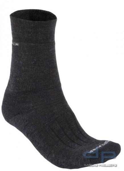 Icebreaker Socken Hike Medium Crew Black