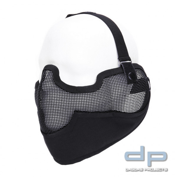 Airsoft Schutz Maske mit Ohrschutz in verschiedenen Farben