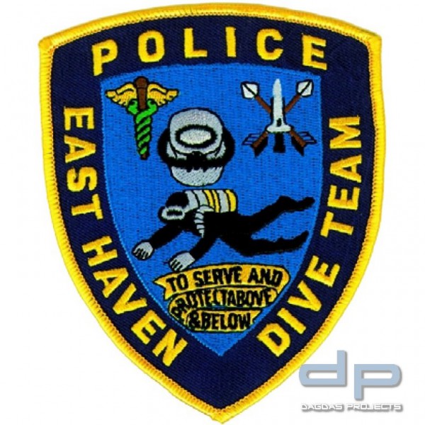 Stoffaufnäher - East Haven Police Dive Team