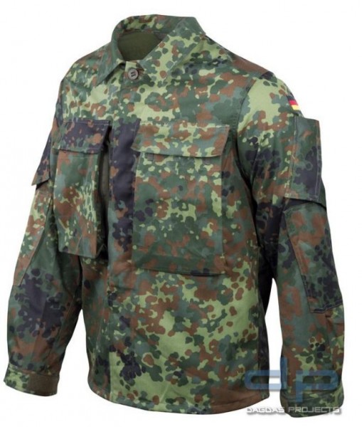 BW KSK Feldbluse 5-Farben Flecktarn Original