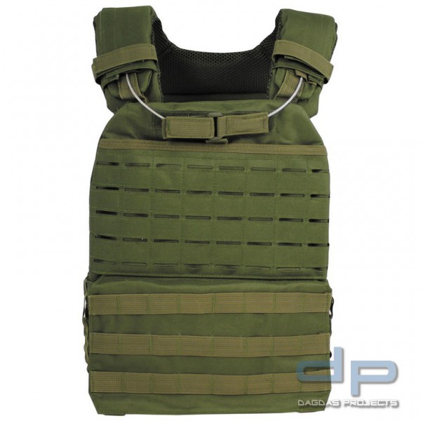 Tactical Weste, &quot;Laser Molle&quot;, oliv