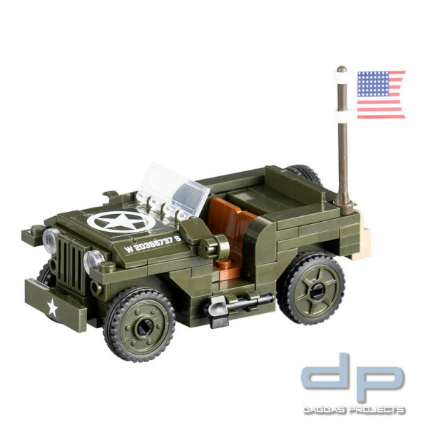 Sluban WWII Jeep US Army M38-70210