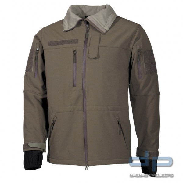 Soft Shell Jacke, &quot;High Defence&quot;, oliv